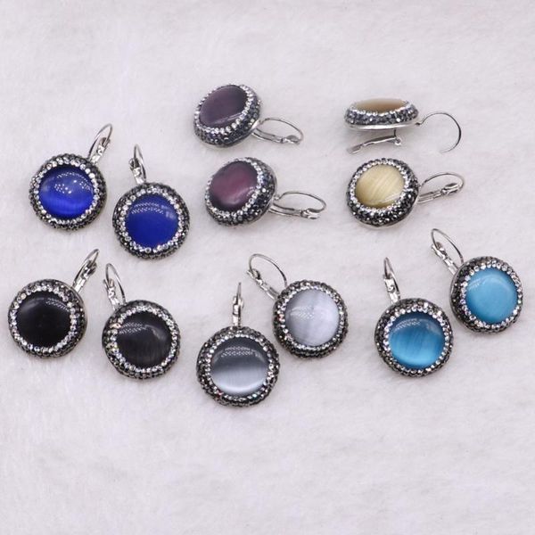 10 pairs natural stone earrings mix colors stone round earring druzy earring wholesale jewelry gem jewelry for women 3346, Golden;silver
10 pairs natural stone earrings mix colors stone round earring druzy earring wholesale jewelry gem jewelry for women 3346, Golden;silver