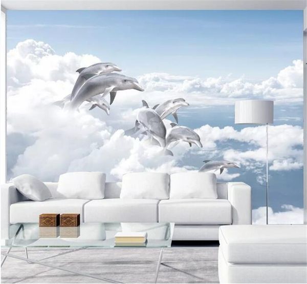 3d wall murals wallpaper for walls 3 d p wallpaper blue sky and white clouds and sea dolphins background wall living room
3d wall murals wallpaper for walls 3 d p wallpaper blue sky and white clouds and sea dolphins background wall living room