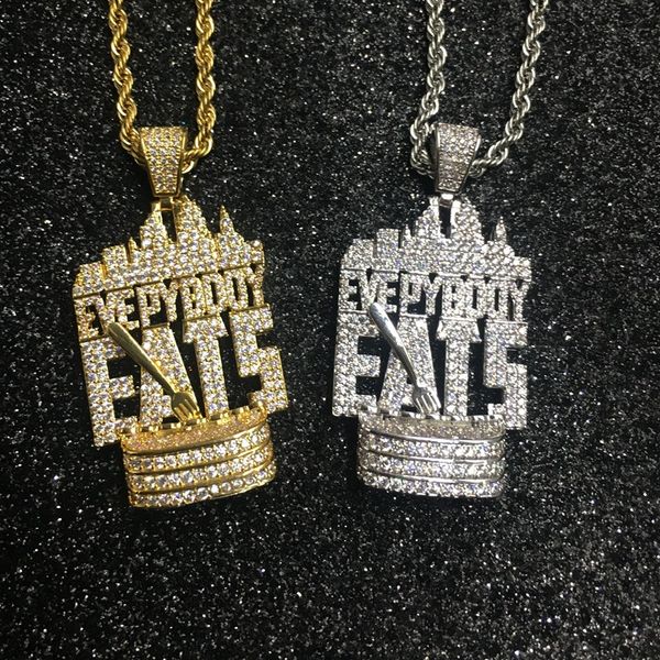 hip hop eats letter jewelry creative iced out cubic zircon pendant necklace for rapper men jewelry, Silver
hip hop eats letter jewelry creative iced out cubic zircon pendant necklace for rapper men jewelry, Silver