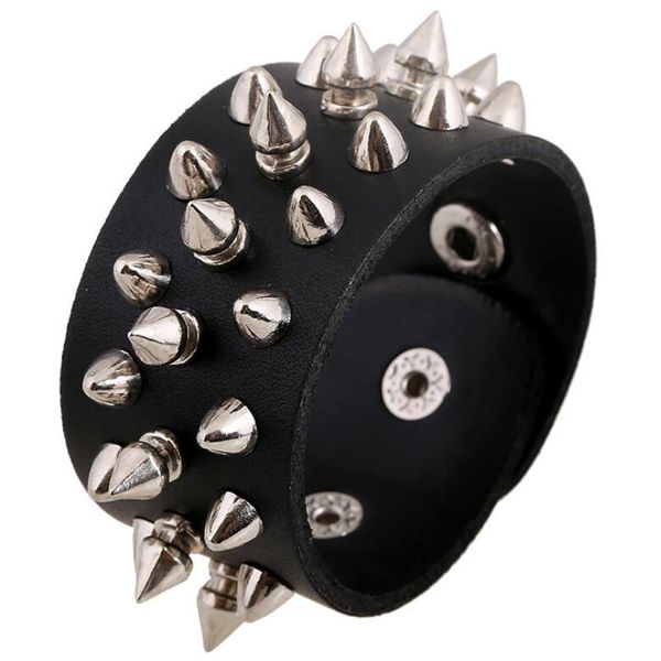 charm bracelets steampunk gothic rock cuspidal spikes rivet cone stud wide leather wristbands charms bangle fashion punk jewelry, Golden;silver
charm bracelets steampunk gothic rock cuspidal spikes rivet cone stud wide leather wristbands charms bangle fashion punk jewelry, Golden;silver