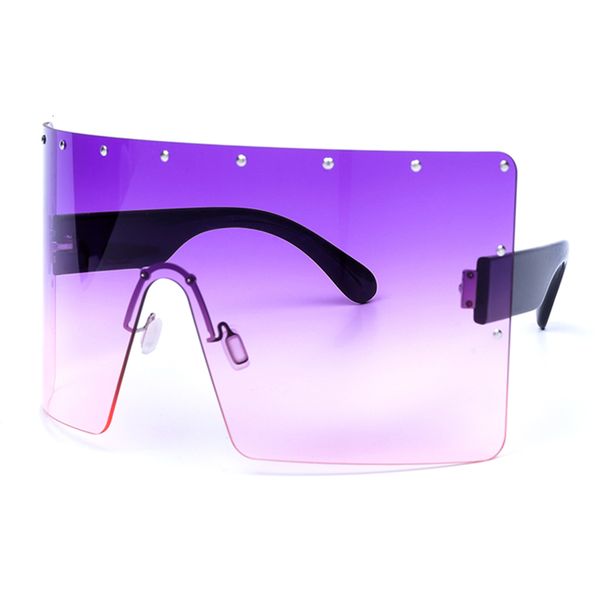 2021 oversized women gradient sunglasses new luxulry brand crystal blue purple rimless square female sun glasses shades uv400 c4qb, White;black
2021 oversized women gradient sunglasses new luxulry brand crystal blue purple rimless square female sun glasses shades uv400 c4qb, White;black
