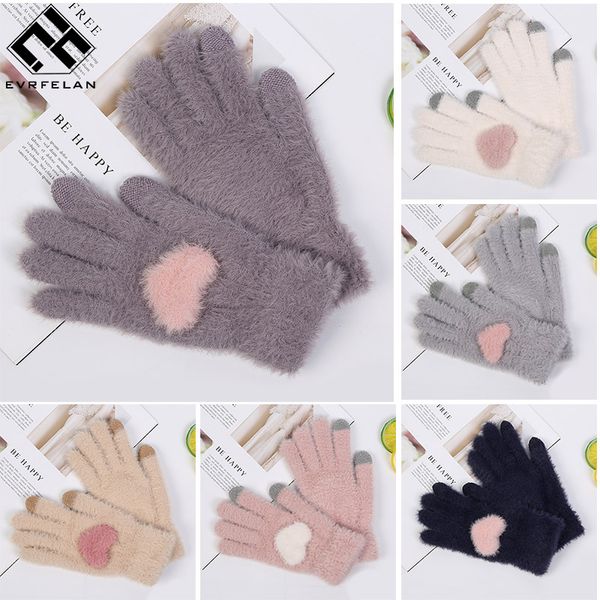 five fingers gloves evrfelan fashion winter for women soft warm women' knitted heart pattern hand wear female warmers, Blue;gray
five fingers gloves evrfelan fashion winter for women soft warm women' knitted heart pattern hand wear female warmers, Blue;gray