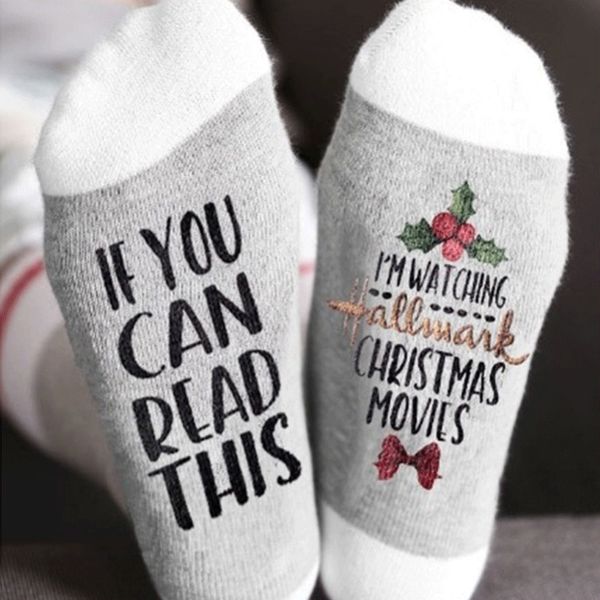 xmas if you can read this women sock wine letter socks funny christmas hosiery, Pink;yellow
xmas if you can read this women sock wine letter socks funny christmas hosiery, Pink;yellow