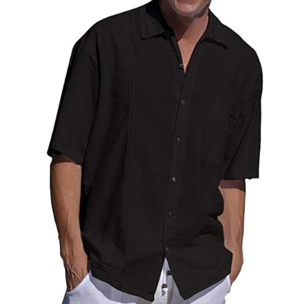 feitong men's casual shirts cotton summer new 2020 beach shirt pocket button lapel short sleeve solid black white shirt, White;black
feitong men's casual shirts cotton summer new 2020 beach shirt pocket button lapel short sleeve solid black white shirt, White;black