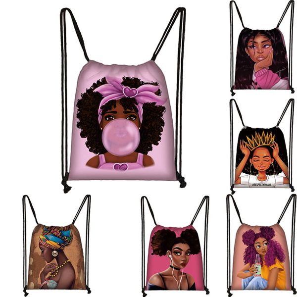 cartoon afro black girls drawstring bag latina afro women storage bag lady fashion backpack africa girls travel bags shoes
cartoon afro black girls drawstring bag latina afro women storage bag lady fashion backpack africa girls travel bags shoes