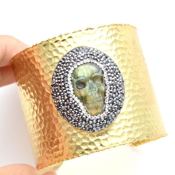 bangle unique natural labradorite carved wide bangles for fashion women party jewelry, Black
bangle unique natural labradorite carved wide bangles for fashion women party jewelry, Black
