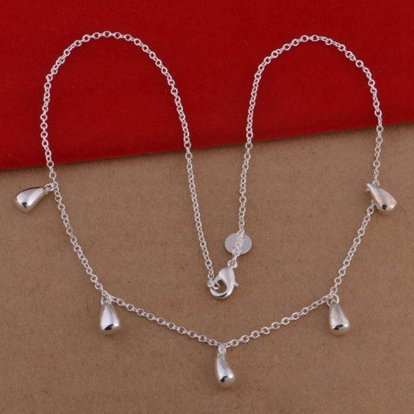 women silver color teardrop chains necklaces fashion drop shape jewelry necklace pendant jewelry gift hanging
women silver color teardrop chains necklaces fashion drop shape jewelry necklace pendant jewelry gift hanging