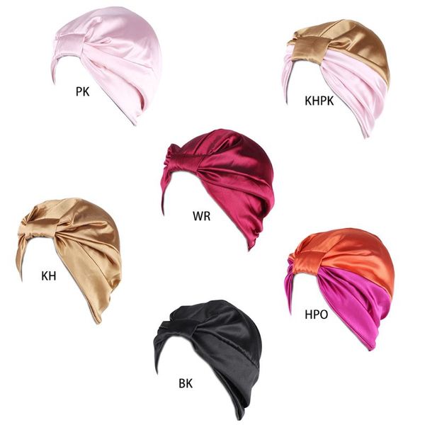 2020 womens double layer satin headwrap chemo cap contrast color pleated knotted front beanie hair loss bonnet elastic sleep hat, Blue;gray
2020 womens double layer satin headwrap chemo cap contrast color pleated knotted front beanie hair loss bonnet elastic sleep hat, Blue;gray
