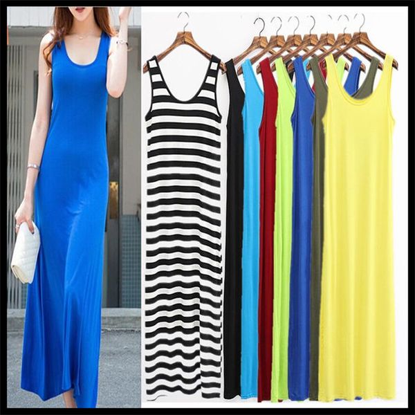 casual dresses women lady mid-calf modal vest-type long dress,solid sleeveless base dress,perfect curve,upper body tight, lower loose, Black;gray
casual dresses women lady mid-calf modal vest-type long dress,solid sleeveless base dress,perfect curve,upper body tight, lower loose, Black;gray