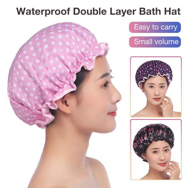 shower caps adjustable double-layer printed chiffon cap satin bonnet hair styling waterproof double layer bath hat sleep
shower caps adjustable double-layer printed chiffon cap satin bonnet hair styling waterproof double layer bath hat sleep
