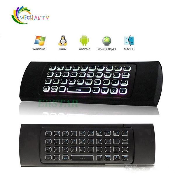 2.4g mx3 backlit mini keyboard fly mouse wireless game keyboard remote controller with motion sensor for smart android tv box mxq pro t95m
2.4g mx3 backlit mini keyboard fly mouse wireless game keyboard remote controller with motion sensor for smart android tv box mxq pro t95m