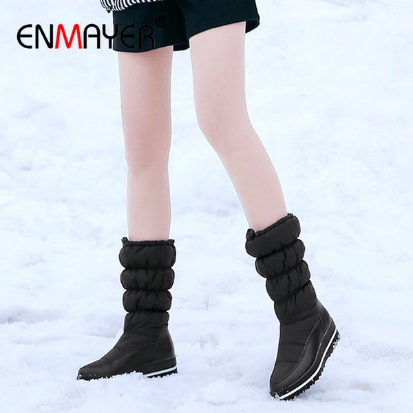 enmayer 2020 winter snow boots women slip-on round toe womens shoes luxury shoes women designers square heel plush fur boots, Black
enmayer 2020 winter snow boots women slip-on round toe womens shoes luxury shoes women designers square heel plush fur boots, Black