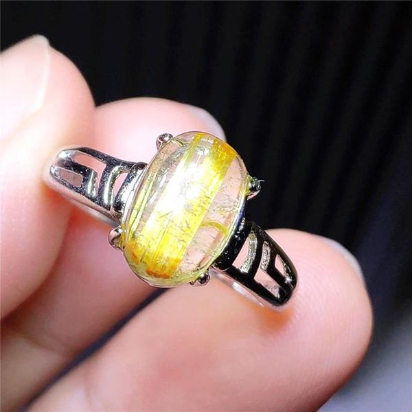 genuine natural gold rutilated quartz adjustable ring 10x8mm women men oval 925 sterling silver wealthy stone ring, Golden;silver
genuine natural gold rutilated quartz adjustable ring 10x8mm women men oval 925 sterling silver wealthy stone ring, Golden;silver