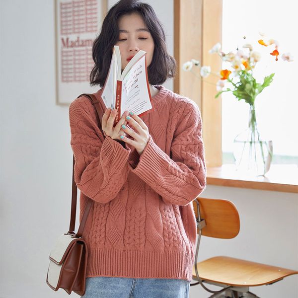 women's sweaters women warm pullover and jumpers crewneck twist pull autumn 2021 knitted christmas, White;black
women's sweaters women warm pullover and jumpers crewneck twist pull autumn 2021 knitted christmas, White;black