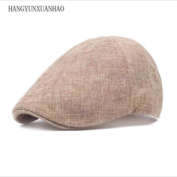 summer flat caps men gray linen berets male vintage elastic driver hat british style breathable classic directors cap french ca, Blue;gray
summer flat caps men gray linen berets male vintage elastic driver hat british style breathable classic directors cap french ca, Blue;gray