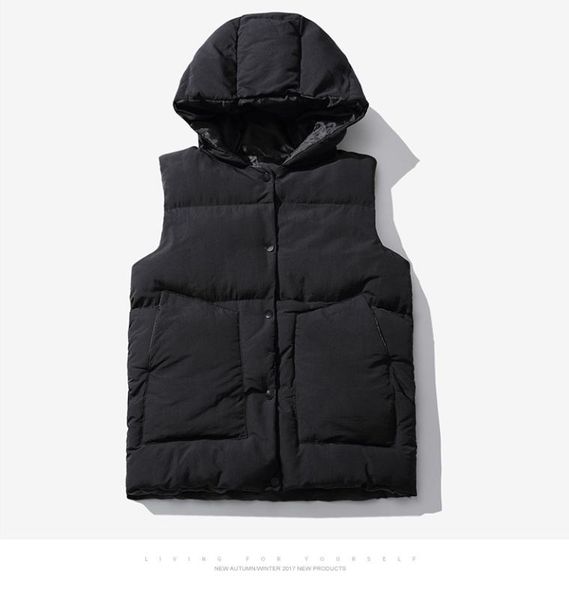 men's vests winter men' sleeveless vest jackets fashion male cotton-padded coats men solid color warm waistcoats clothing, Black;white
men's vests winter men' sleeveless vest jackets fashion male cotton-padded coats men solid color warm waistcoats clothing, Black;white