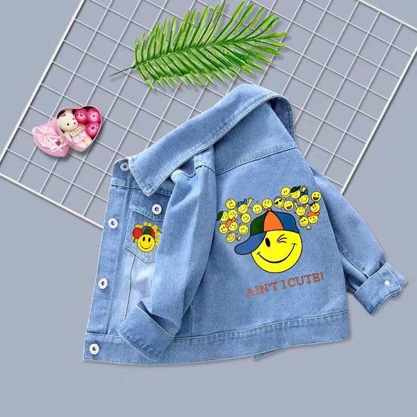 2020 new fashion girls boys denim coats new brand spring kids jackets clothes cartoon coat embroidery children clothing for 3 8y, Blue;gray
2020 new fashion girls boys denim coats new brand spring kids jackets clothes cartoon coat embroidery children clothing for 3 8y, Blue;gray