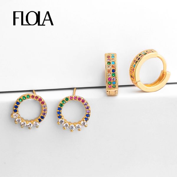 stud flola cubic zirconia huggie earrings for woman rainbow studs colorful aretes de moda trending gold jewellery ersq25, Golden;silver
stud flola cubic zirconia huggie earrings for woman rainbow studs colorful aretes de moda trending gold jewellery ersq25, Golden;silver