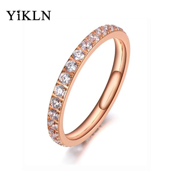 wedding rings yikln sparkling titanium stainless steel rhinestone ring jewelry luxury rose gold cz crystal for women yr19144, Slivery;golden
wedding rings yikln sparkling titanium stainless steel rhinestone ring jewelry luxury rose gold cz crystal for women yr19144, Slivery;golden