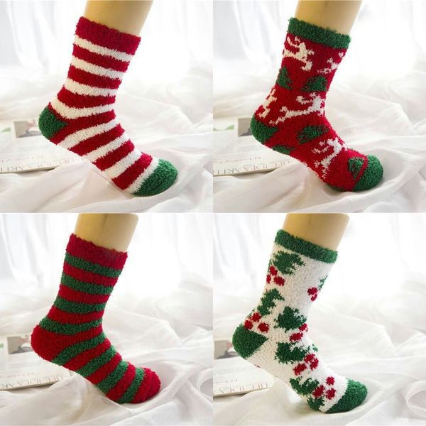 female elk elderly half velvet women's christmas thickened coral velvet floor socks christmas socks qppgs, Black
female elk elderly half velvet women's christmas thickened coral velvet floor socks christmas socks qppgs, Black