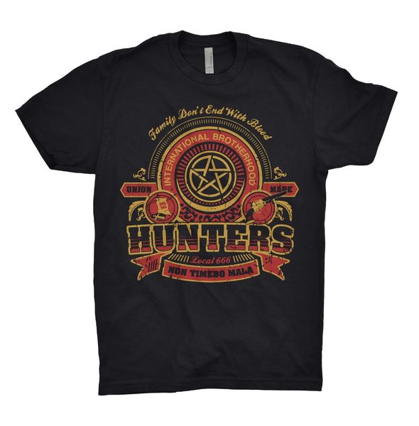 supernatural t shirt winchester brothers hunters team сэм дин бобби новейший 2019 футболка мужчины панк топы хлопок футболку
supernatural t shirt winchester brothers hunters team сэм дин бобби новейший 2019 футболка мужчины панк топы хлопок футболку