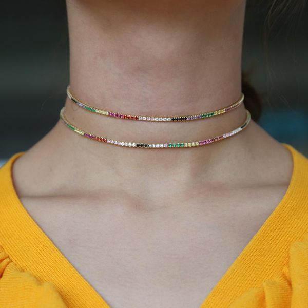 2020 new arrived spring new design bright rainbow colorful jewelry choker party gift thin adorable stunning women necklace, Silver
2020 new arrived spring new design bright rainbow colorful jewelry choker party gift thin adorable stunning women necklace, Silver