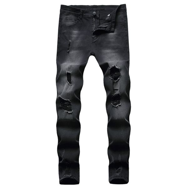 men's jeans man ripped stretch amazon speed sell through the european and american teenagers cultivate, Blue
men's jeans man ripped stretch amazon speed sell through the european and american teenagers cultivate, Blue