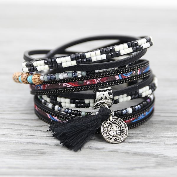 strathspey boho кожаные браслеты для женщин 2020 кисточкой браслет кулон монета многослойного кристалла из бисера браслет оптом, Golden;silver
strathspey boho кожаные браслеты для женщин 2020 кисточкой браслет кулон монета многослойного кристалла из бисера браслет оптом, Golden;silver