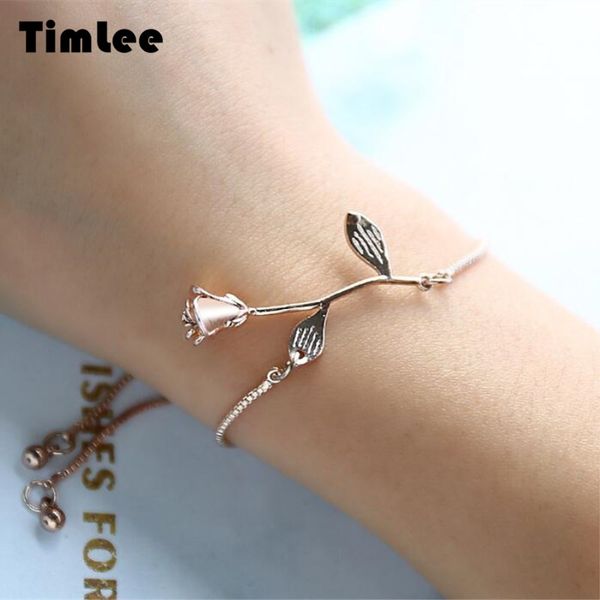 charm bracelets timlee b019 , lovely temperamental rose flower bracelets, valentine's day gift jewelry wholesale, Golden;silver
charm bracelets timlee b019 , lovely temperamental rose flower bracelets, valentine's day gift jewelry wholesale, Golden;silver