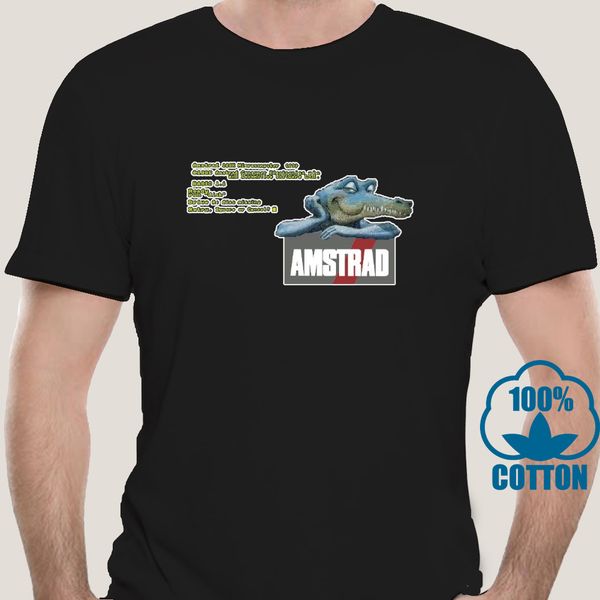 1550d men t shirt t-shirt amstrad croco bootscreen white tshirts women t-shirt
