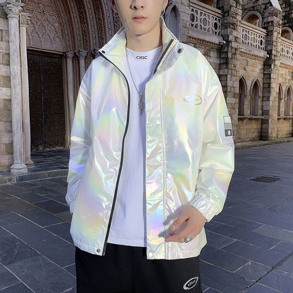 men's bronzing bomber jacket men 2020 autumn street cargo zipper jackets shiny pilot coats fashion slim fit windbreaker clothing, Black;brown
men's bronzing bomber jacket men 2020 autumn street cargo zipper jackets shiny pilot coats fashion slim fit windbreaker clothing, Black;brown