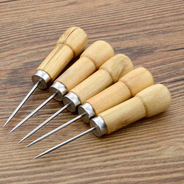 sewing notions & tools wooden handle awl straight cone hand stitcher leather craft shoe repair puncher positioning drill needle tool g, Black
sewing notions & tools wooden handle awl straight cone hand stitcher leather craft shoe repair puncher positioning drill needle tool g, Black