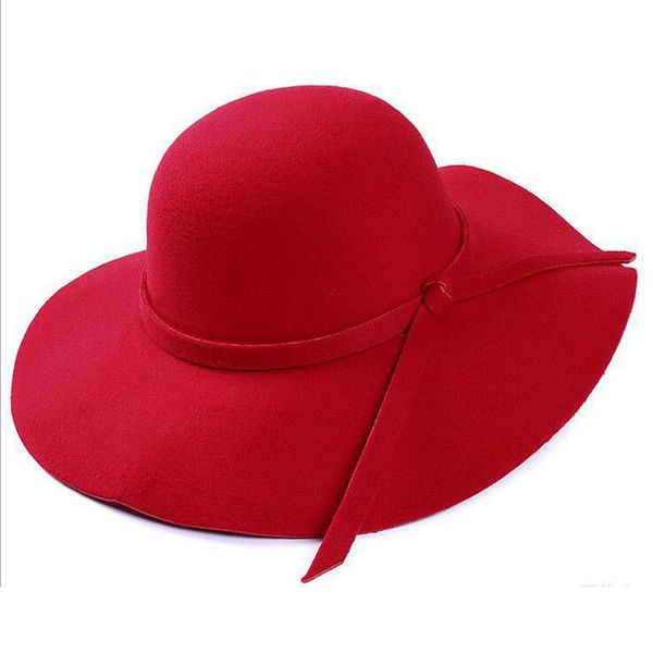 women vintage felt bowler fedora wool hat caps winter wide brim floppy cloche bow lace-up patchwork party berets hat cap, Blue;gray
women vintage felt bowler fedora wool hat caps winter wide brim floppy cloche bow lace-up patchwork party berets hat cap, Blue;gray