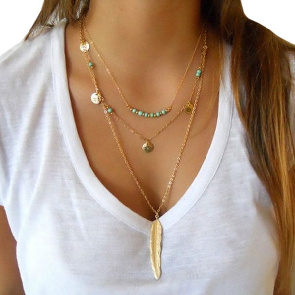 women's necklace choker multi row chain collar necklace (q, Silver 
women's necklace choker multi row chain collar necklace (q, Silver