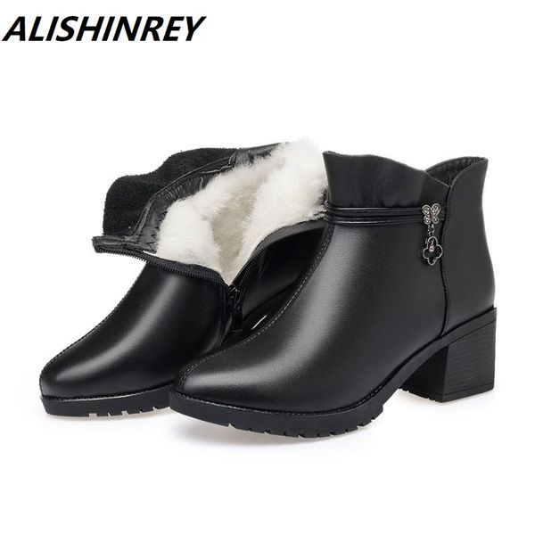 boots alishinrey women winter 2021 ankle genuine leather female big size 41 42 43, Black
boots alishinrey women winter 2021 ankle genuine leather female big size 41 42 43, Black
