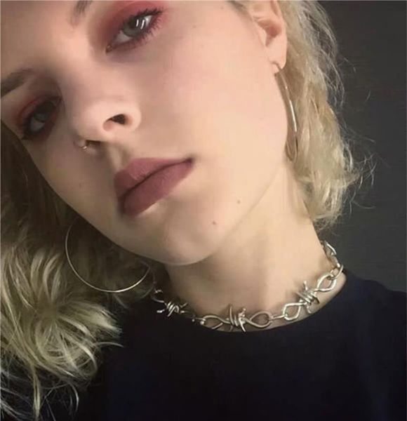 chokers wire brambles necklace women hip-hop punk style barbed link chain choker gifts for friends collares de moda 2021, Golden;silver
chokers wire brambles necklace women hip-hop punk style barbed link chain choker gifts for friends collares de moda 2021, Golden;silver