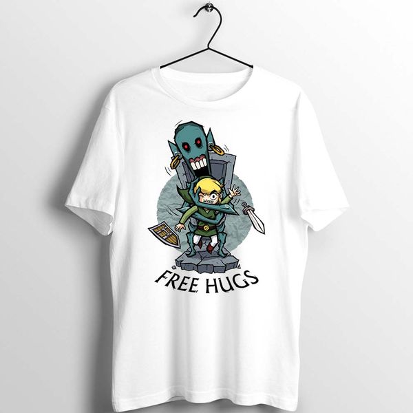men women t shirt legend of zelda link hugs artwork art printed tee
men women t shirt legend of zelda link hugs artwork art printed tee