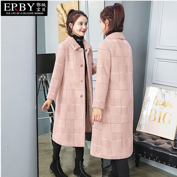 cashmere coat women's long section 2020 autumn and winter new popular thick woolen coat woolen water velvet, Black 
cashmere coat women's long section 2020 autumn and winter new popular thick woolen coat woolen water velvet, Black