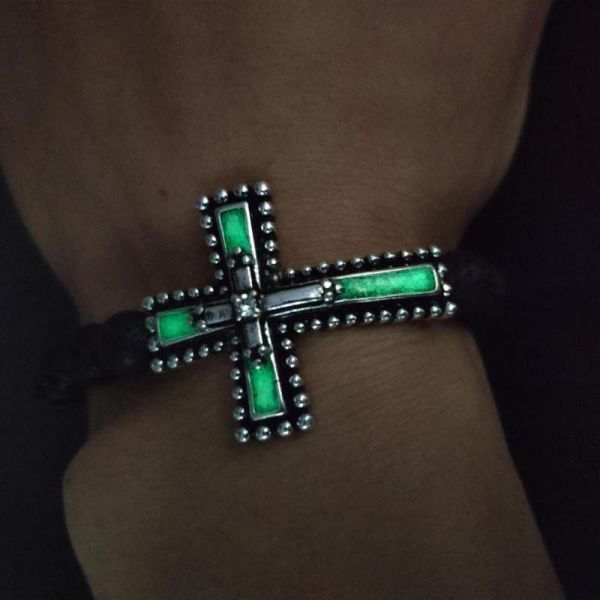 charm bracelets classic cross glow in the dark natuaral lava stone women brad bracelet men luminous braceler fluorescence jewelry gifts, Golden;silver
charm bracelets classic cross glow in the dark natuaral lava stone women brad bracelet men luminous braceler fluorescence jewelry gifts, Golden;silver