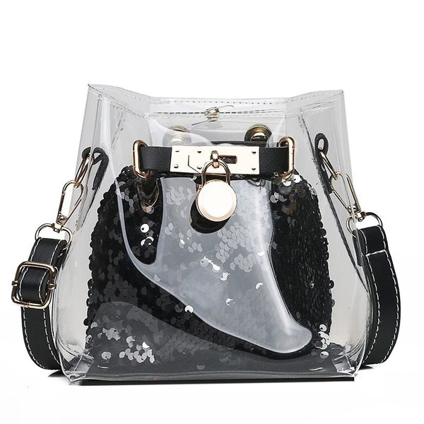 2020 прозрачная сумка марка женщины пвх clear bag женщины сумки bolsa feminina плеча crossbody bling sac праздник bucket
2020 прозрачная сумка марка женщины пвх clear bag женщины сумки bolsa feminina плеча crossbody bling sac праздник bucket