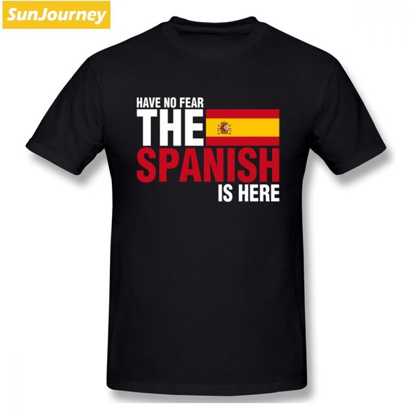have no fear the spanish is here spanish flag men t shirt new tv plus size o-neck cotton short sleeve custom shirts for boys
have no fear the spanish is here spanish flag men t shirt new tv plus size o-neck cotton short sleeve custom shirts for boys