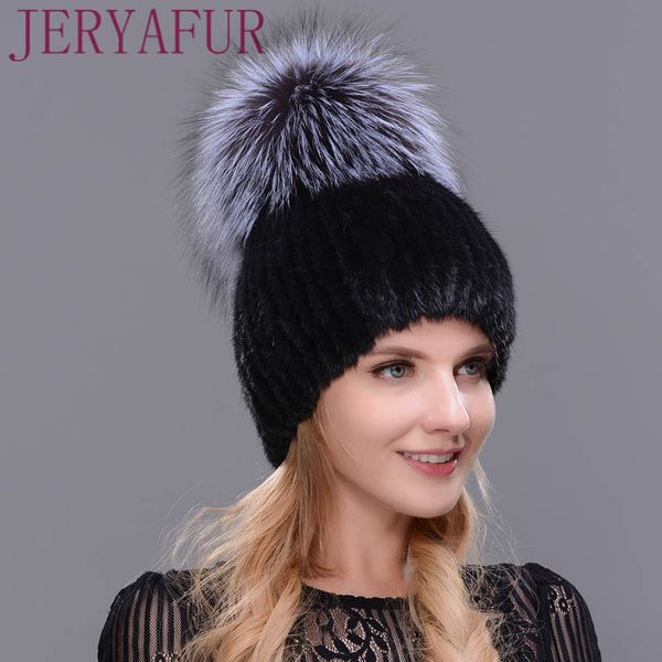 jinbaosen winter reise reise freizeit pelzmütze nerz stricken innere kappe fuchs pelz ball frau ski hut elegante mode, Blue;gray
jinbaosen winter reise reise freizeit pelzmütze nerz stricken innere kappe fuchs pelz ball frau ski hut elegante mode, Blue;gray