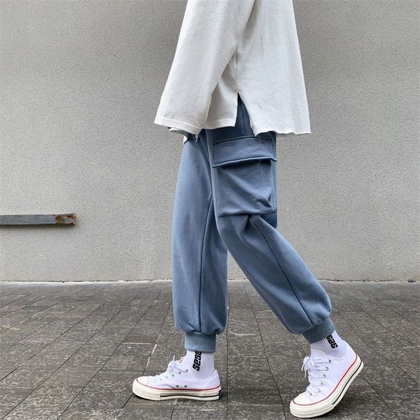 2020 autumn new overalls men's ankle-tied sweatpants multi-bag casual sports pants a080-w9832-p45, Black
2020 autumn new overalls men's ankle-tied sweatpants multi-bag casual sports pants a080-w9832-p45, Black