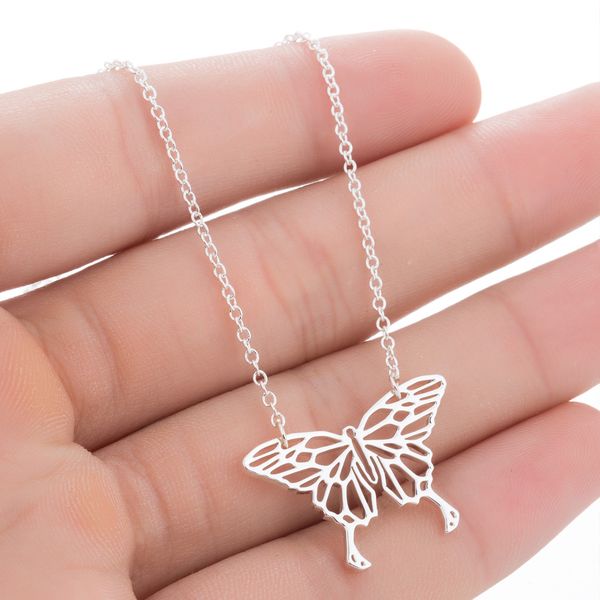 pearl necklace butterfly necklace geometric butterfly pendant necklace chain origami butterfly statement necklaces 2020, Silver
pearl necklace butterfly necklace geometric butterfly pendant necklace chain origami butterfly statement necklaces 2020, Silver