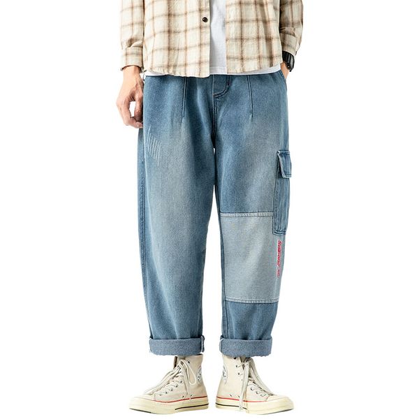 summer new men retro jeans high street men's fashion ankle-length pants male casual straight jeans brand clothing, Blue
summer new men retro jeans high street men's fashion ankle-length pants male casual straight jeans brand clothing, Blue