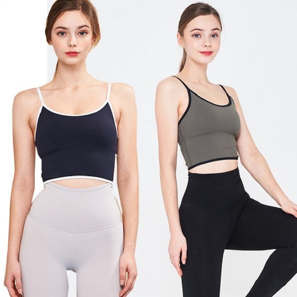 high-end nylon underwear vest contrast color fashion sports underwear yoga vest women's belt chest pad tight fitness zmwtn
high-end nylon underwear vest contrast color fashion sports underwear yoga vest women's belt chest pad tight fitness zmwtn