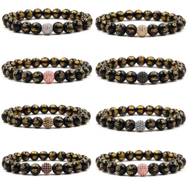 micro inset zircon ball elastic women bangle classic dragon and phoenix shape buddha bead bracelets men buddha bracelet jewelry, Black
micro inset zircon ball elastic women bangle classic dragon and phoenix shape buddha bead bracelets men buddha bracelet jewelry, Black