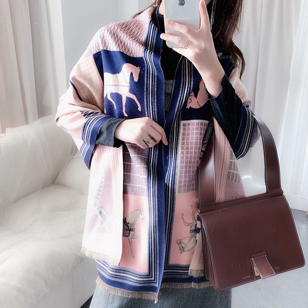 european and american imitation cashmere warm scarf women air-conditioning decoration thick shawl long warm scarf winter, Blue;gray
european and american imitation cashmere warm scarf women air-conditioning decoration thick shawl long warm scarf winter, Blue;gray