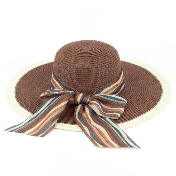 women casual travel bow floppy sun hat straw cap fashion summer foldable large holiday beach adults wide brim, Blue;gray
women casual travel bow floppy sun hat straw cap fashion summer foldable large holiday beach adults wide brim, Blue;gray