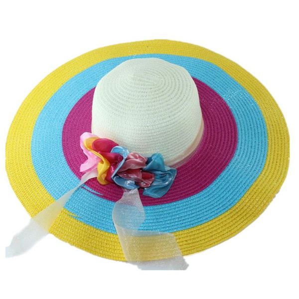 summer ladies straw hat rainbow stitching woven wide-brimmed straw hat bohemia beach uv protection ladies sunscreen rainbow cap, Blue;gray
summer ladies straw hat rainbow stitching woven wide-brimmed straw hat bohemia beach uv protection ladies sunscreen rainbow cap, Blue;gray